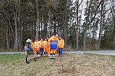 Besichtigung einer Projektfläche.